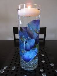 Table Centerpiece Candle Wedding Centerpieces Floating Candle Centerpieces Wedding Blue Floating Candles