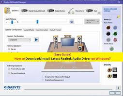 Download Install Latest Realtek Audio Driver Manual Automatic Method In 2020 Installation Audio Method