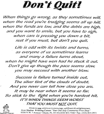 When the road you're trudging seems all uphill,. Don T Quit Handout Though Apparently Well Intentioned Ms N Did Not Download Scientific Diagram