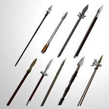 Is a leading edge functional and can be used in the recreations. Set Medieval Spears Pole 3d Model