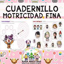 Cuadernillo Motricidad Fina Materiales Educativos Para Maestras