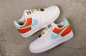 Black Air Forces With White Laces Nike Air Force 1 White Aqua Clay Basketball Lace Locks Aa0287 106 In 2020 Nike Air Shoes Nike Shoes Air Force Custom Nike Shoes