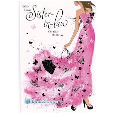 Birthday Card For Sister In Law With Name Happy Birthday We Love You Have A Blessed Day 21st Birthday Wishes Happy Birthday Sister Birthday Cards For Women