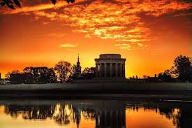 Wabash River Waterfront Sunrise At George Rogers Clark National Historical Park Vincennes Indiana Vincennes Indiana Sunrise