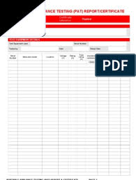 Beautifully designed, easily editable templates to get your work done faster & smarter. Pat Testing Certificate Power Engineering Electrical Equipment