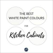 The first step toward painting your kitchen cabinets is finding a color that accentuates your interior. The 4 Best White Paint Colours For Cabinets Benjamin Moore And Sherwin Williams Kylie M Interiors