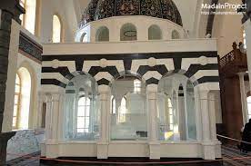 As he never served as caliph, his historical importance is after his death, his tomb in the city of homs became an important local shrine. Tomb Of Khalid Ibn Al Waleed Madain Project En