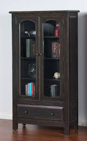 Corner curio cabinets are just the right fit for many. Distressed Black 2 Door Display Cabinet Display Cabinet Black Bedroom Furniture Accent Chests And Cabinets