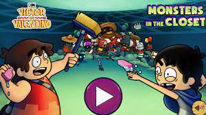 Victor And Valentino Monsters In The Closet Cartoon Network Games Victor And Valentino Cartoon Network Looney Tunes Show