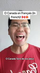 O Canada en français SVP~ Never shy of flexing my French skills 😂  #francais #french #holiday #ocanada #canadaday #celebration #chinese #canada