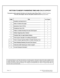 Stipulation regarding child support modification. Petition To Modify Parenting Time And Child Support Arizona Free Download
