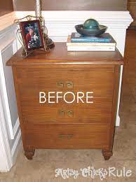 How to change wood stain color. Super Easy Way To Update Wood Stained Furniture Artsy Chicks Rule