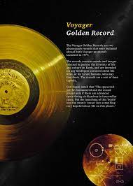 voyager 1 golden record poster by synthwave 1950 displate synthwave voyage poster prints