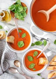 The parmesan cheese brings it all together, giving it a salty and nutty element. Tomato Basil Soup Recipe Love And Lemons