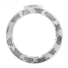 Swimming pool filter, water filtration systems 14965 0020 Filter Valve Position Label