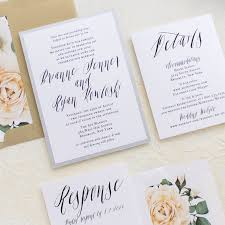 Our online wedding invitation maker let's you design your invitation without the need of a designer. Modern Calligraphy Wedding Invitations Beacon Lane