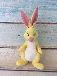 Mattel Winnie The Pooh Rabbit Plush Yellow Disney Stuffed Animal 7 W Ears 10 Rabbit Plush Disney Stuffed Animals Winnie The Pooh