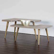 Compare prices & save money on living room furniture. Loupe L Shaped Coffee Table Set Of 2 85e55 Lamps Plus