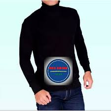 Updated on 12th august 2020. Kaos Pria Leher Tinggi Turtle Neck Lengan Panjang Soft Babyterry All Size L Shopee Indonesia