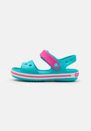 Doch sie können noch viel mehr! Crocs Crocband Kids Badesandale Digital Aqua Turkis Zalando De