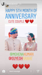 Yrkkh S Mohena Kumari Singh Enjoys 5 Month Anniversary With Hubby See Pics From Their Road Trip Happy anniversary 5 month kantima&prasittichai. yrkkh s mohena kumari singh enjoys 5