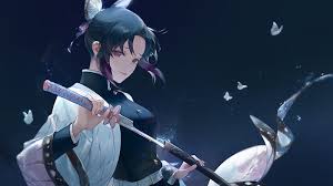 Slayer anime anime backgrounds wallpapers slayer anime background anime wallpaper iphone anime wallpaper anime demon demon kyojuro rengoku #kimetsunoyaiba. Demon Slayer Shinobu Kochou Having Long Sword With Background Of Black And Flyring Butterflies Anime Hd Wallpaper Peakpx