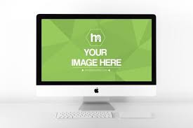 Put Your Website Into Spotlight With This Mockup Template Featuring An Imac Monitor In A Minimalistic White Office Des Portfolio Web Design Imac Website Mockup