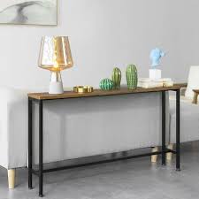 A contemporary console table with storage is ideal for a lounge, dining room or hallway. Sobuy Fsb19 N 120 X 20 X 65 Cm Console Table For Sale Online Ebay Console Table Sofa Side Table Industrial Console Tables