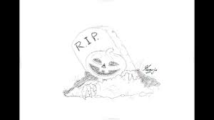 2019 Halloween Grabstein Kurbis Monster Zeichnen Zeichnung Skizze Draw Paint Youtube