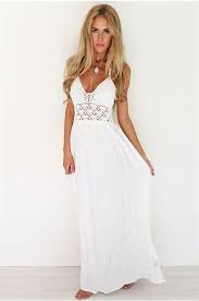 Backless Beach Dress Boho Chic Summer Dresses Chic Summer Dresses Crochet Maxi Dress