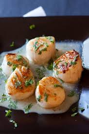 Garlic Herb Seared Scallops Http Homemaderecipes Com Healthy Dinner 12 Scallop Recipes Scallop Recipes Easy Scallop Recipes Scallops Seared