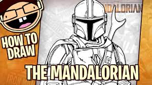 Video tutorial showing how to draw mandalorian from star wars the mandalorian. How To Draw The Mandalorian The Mandalorian Narrated Step By Step Tutorial Youtube