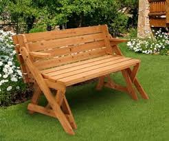 Wonderful diy 2 in 1 folding bench and picnic table. 2 In 1 Picnic Table And Bench
