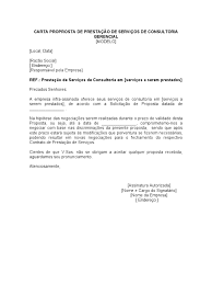 Carta Proposta De Prestacao De Servicos De Consultoria Gerencial Pdf Consultor Business