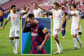 Ivan perisic and serge gnabry. Barca 2 Bayern Munich 8 Lionel Messi And Co Humiliated As Brilliant Germans Batter Barcelona