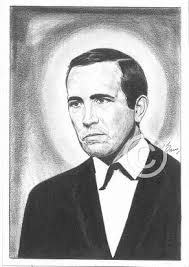 Ian Hendry Pencil Portrait by Antonio Bosano