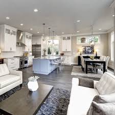 These ideas will help you create a visual separation through colors, furniture layout, and design — while preserving the open flow of the space. Kitchen Living Room Combo Design Ideas And Trends 2020 2021 Photos