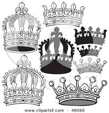 Black And White Crown Printable Black And White Art Elegant Black And White Crowns Posters Art Prints By Dero Interior Crown Drawing Posters Art Prints Art