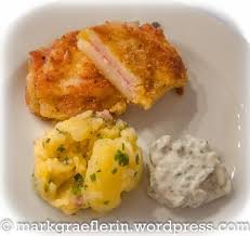 Kochen Mit Martina Und Moritz Sellerie Cordon Bleu Mit Krauter Dip Und Kartoffelsalat Martina Und Moritz Lebensmittel Essen Kartoffelsalat