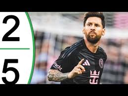 Lionel MESSI deslumbra En estados unidos con su HAT TRICK - inter Miami vs Neshville 5-2 - YouTube