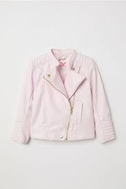 Biker Jacket Light Pink Kids H M Us Baby Girl Clothes Winter Clothes Biker Jacket