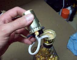 Diy Bottle Lamp Kit Instructions How To Make A Bottle Lamp