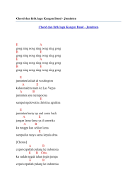 Maybe you would like to learn more about one of these? Chord Dan Lirik Lagu Kangen Band Juminten