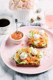 Ultimate Smoked Salmon And Avocado Breakfast Toast Gastrosenses Recipe Avocado Breakfast Breakfast Toast Salmon Breakfast