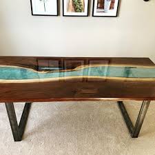 May 29, 2019 · this course is designed for first time epoxy users. Hand Crafted Live Edge Epoxy River Coffee Dining Tables By Robert Russell Designs Custommade Com