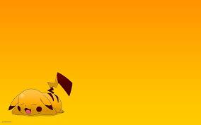 S tand out in your next video call with pokémon virtual backgrounds! Pokemon Yellow Pikachu Simple Background Yellow Background Anime Pokemon Hd Art Hd Wallpaper Wallpaperbetter