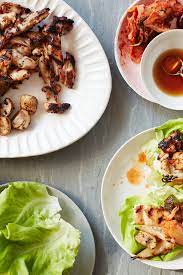 Chicken And Mushroom Bulgogi Lettuce Wraps Recipe Recipe Lettuce Wrap Recipes Nyt Cooking Recipes