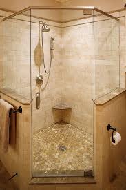 Corner Shower In Master But With Double Shower Heads And Different Tile Corner Shower Shower Remodel Master Shower