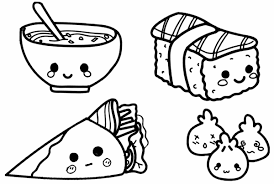 Kawaii é uma palavra e um conceito japonês que se traduz amplamente para cuteness em inglês. Desenhos De Sushi Para Colorir Dicas Praticas