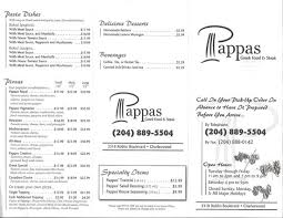 Mixed greens, tomato, greek feta cheese, kalamata olives, crispy chickpeas menu is subject to change. Selections Available From The Take Out Menu Pappas Greek Food Steak 3318 Roblin Blvd Win Picture Of Pappas Greek Food Steak Winnipeg Tripadvisor